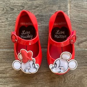 Mini Melissa Sweet Love Flats - Mickey and Friends